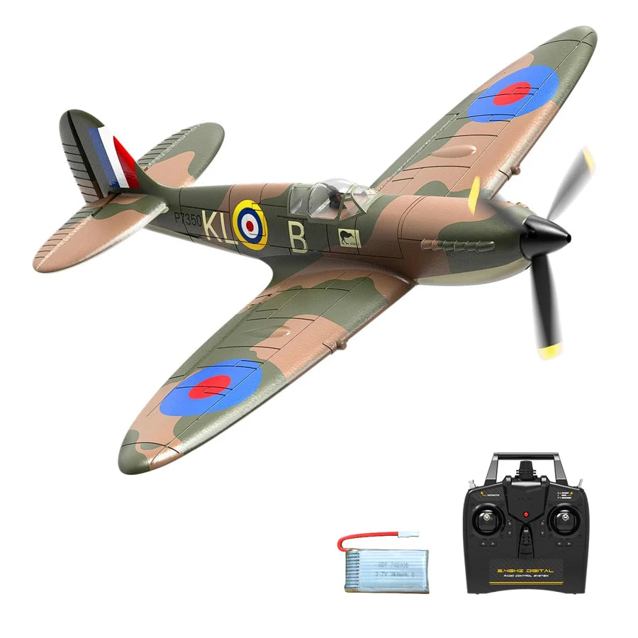 Volantex Spitfire RC Plane 2.4G 4CH Warbird – 400mm RTF