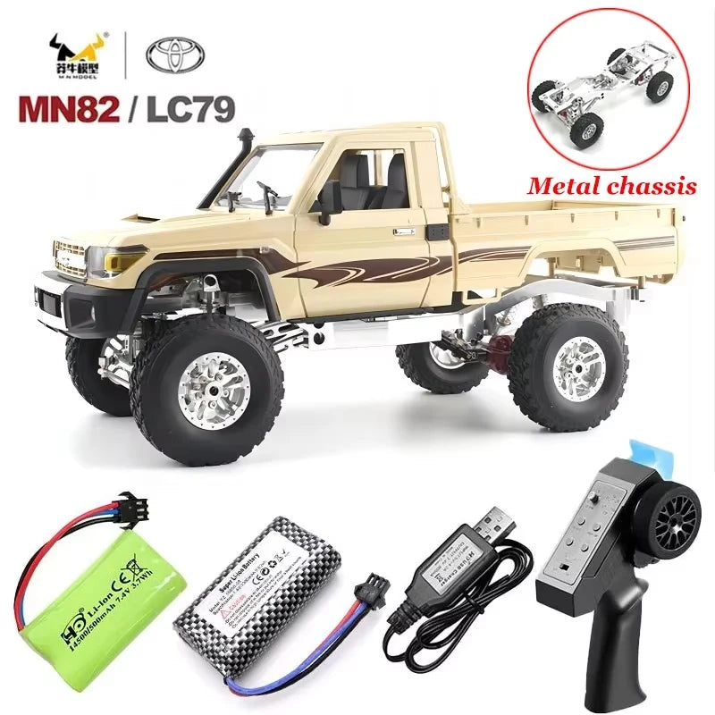 MN82/MN82S 1/12 RC Car 4x4 Off-Road Crawler – Toyota Style