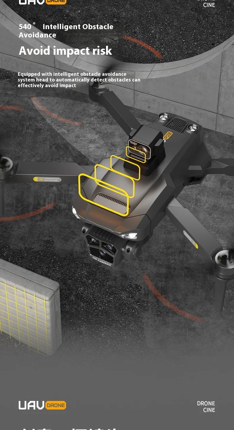 UVA P20 Drone – 8K HD Camera, 3-Axis Gimbal GPS Quadcopter