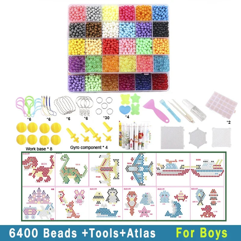 5mm Magic Water Beads – 3D DIY Montessori Aquamosaic Set