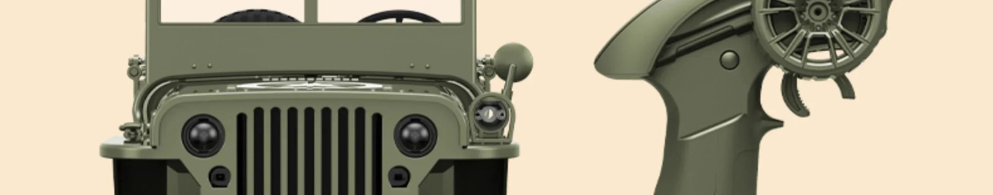 JJRC C8815 RC Jeep Willys 1/12 4WD Military Crawler Truck RTR