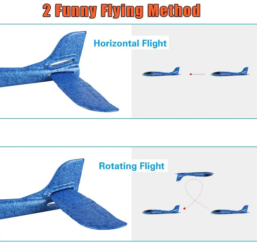 Large Foam Glider Plane – 36/48cm Hand-Throw EPP Airplane