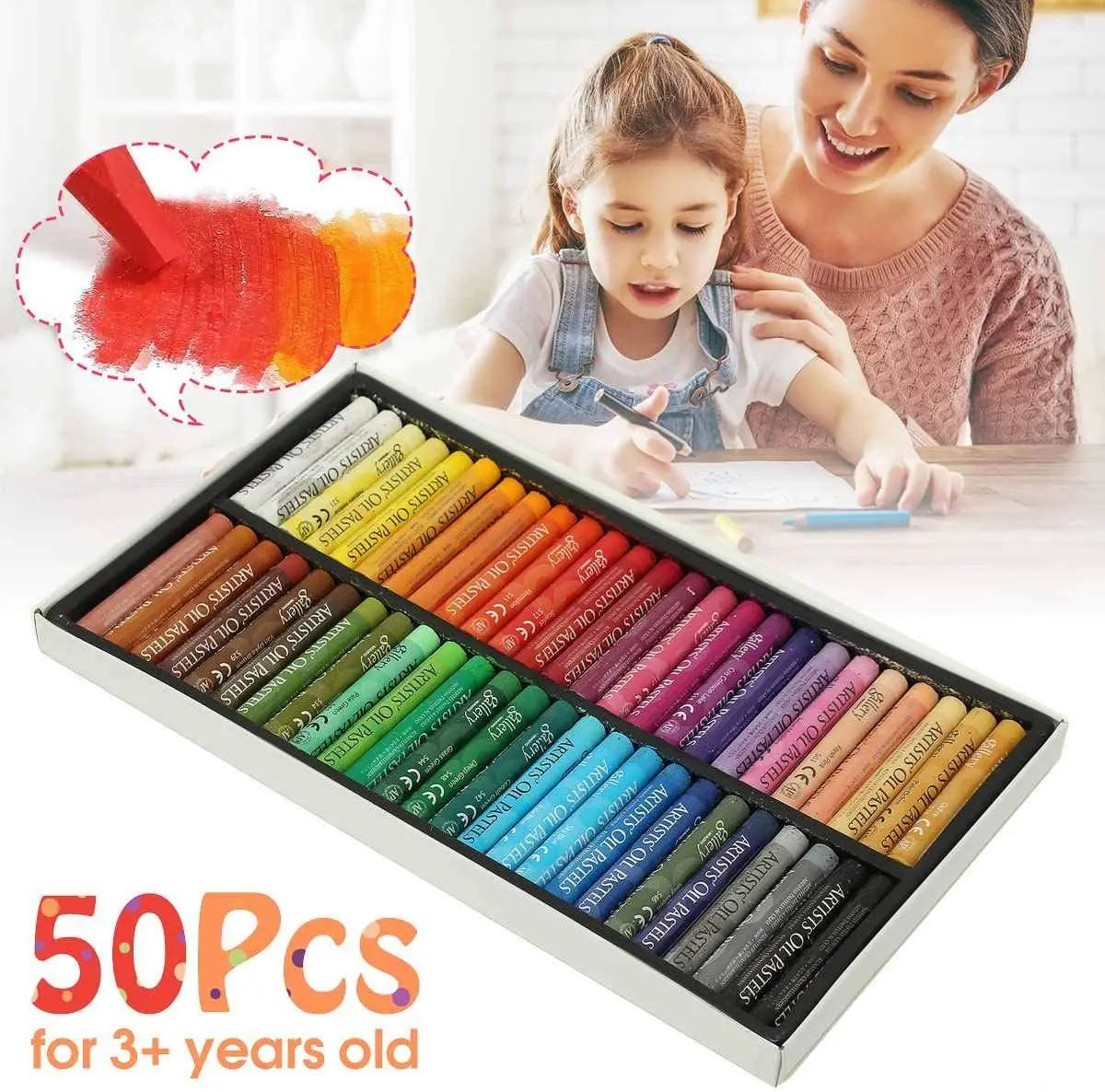 MUNGYO Artist Oil Pastels – Professional Non-Toxic Art Sticks