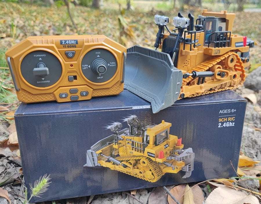 4WD RC Excavator Dump Truck Bulldozer Toy – Construction Vehicle