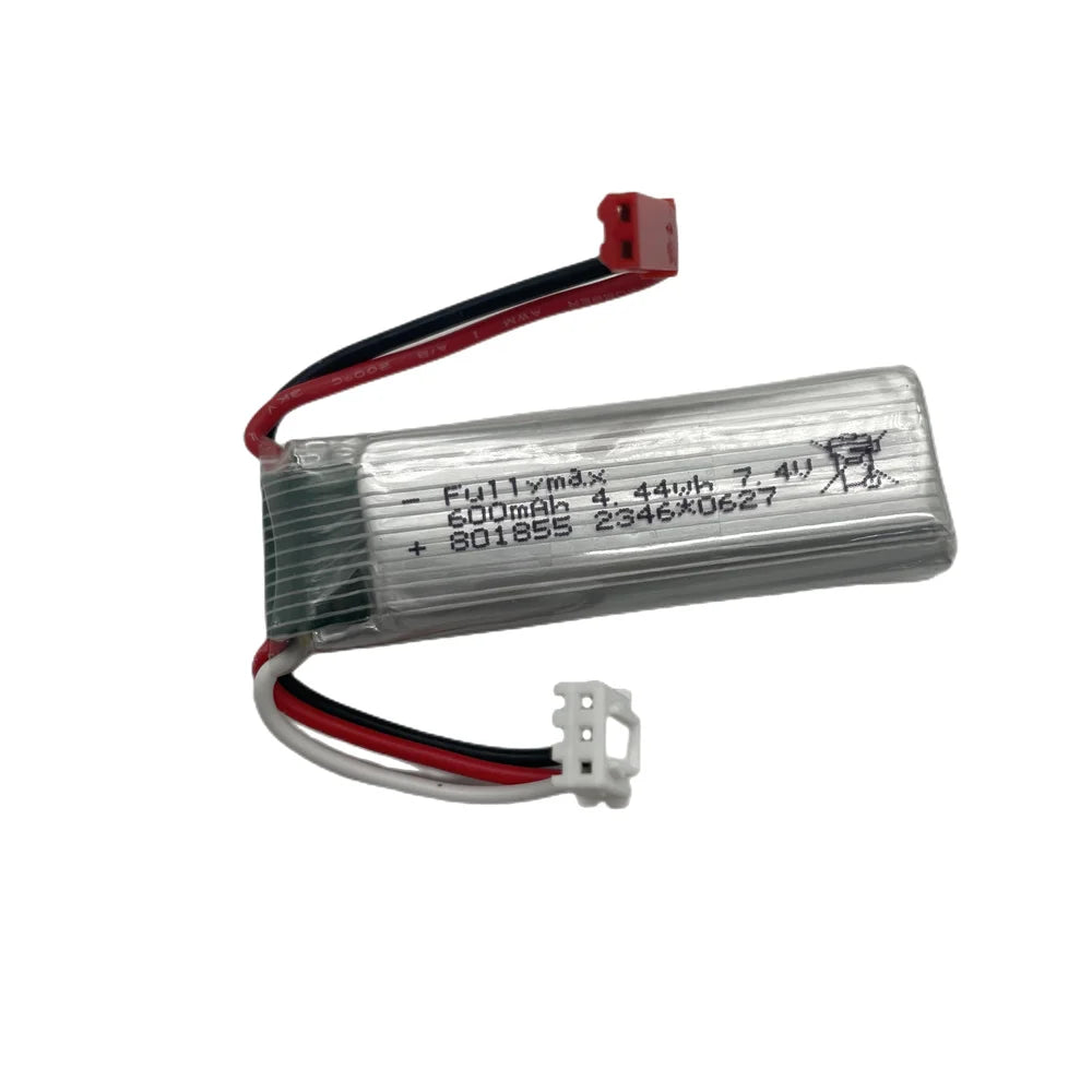 7.4V 600mAh LiPo Battery for WLtoys/XK RC Airplanes