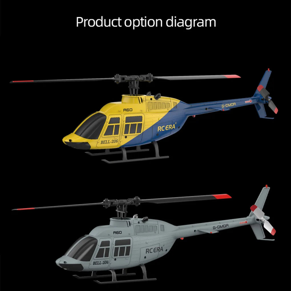ERA A60 Bell 206 RC Helicopter 1/42 2.4G 4CH Flybarless