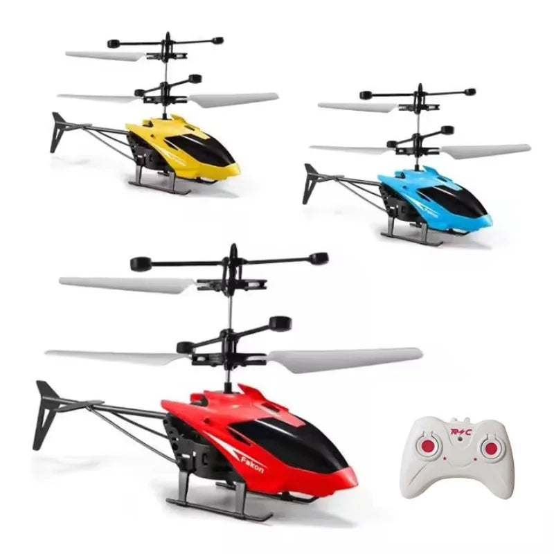 Mini RC Helicopter – Safe, Fall-Resistant & Rechargeable