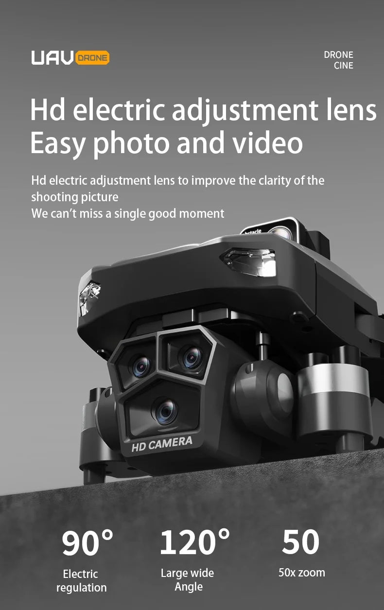 UVA P20 Drone – 8K HD Camera, 3-Axis Gimbal GPS Quadcopter