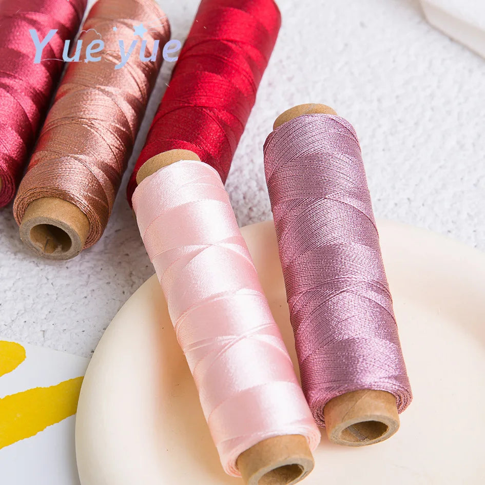 200m Colorful Shiny Metallic Embroidery & Craft Thread