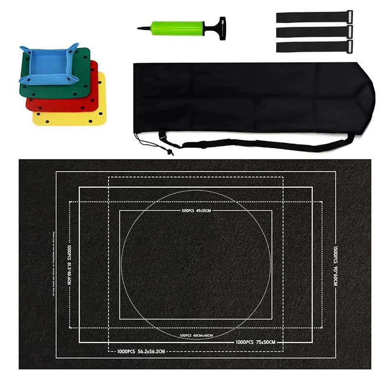 Puzzle Storage Mat – Roll-Up Bag for 1000–3000 Piece Puzzles