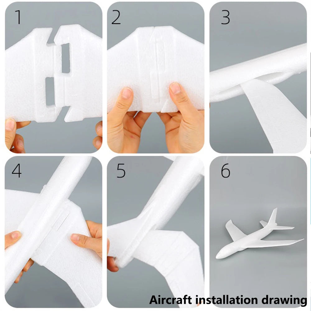 Large Foam Glider Plane – 36/48cm Hand-Throw EPP Airplane