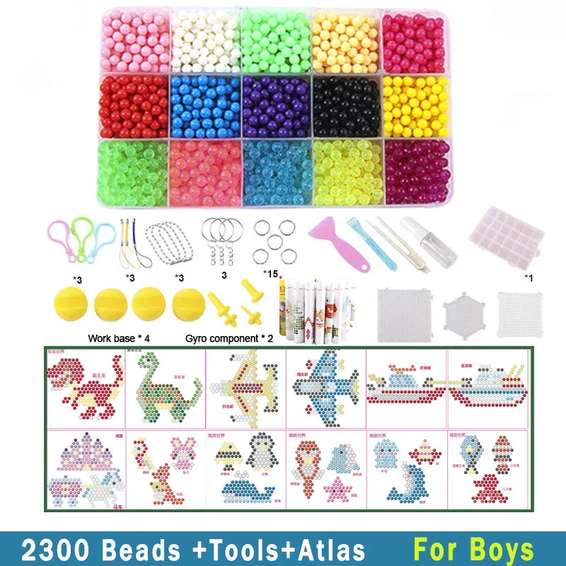 5mm Magic Water Beads – 3D DIY Montessori Aquamosaic Set
