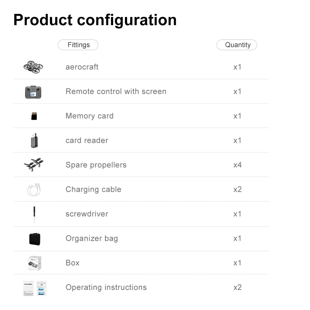 V666 Mini Drone 4K HD Camera FPV Quadcopter with Screen