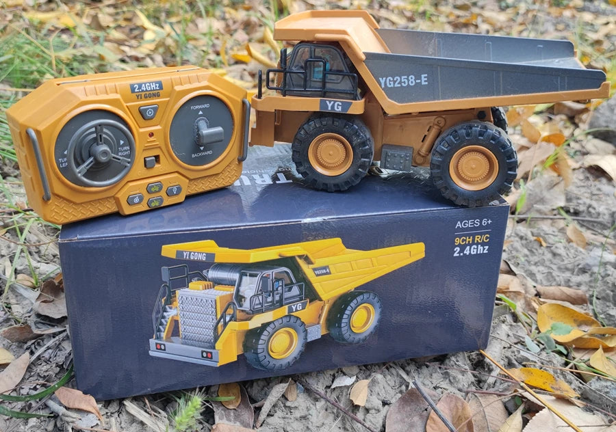 4WD RC Excavator Dump Truck Bulldozer Toy – Construction Vehicle