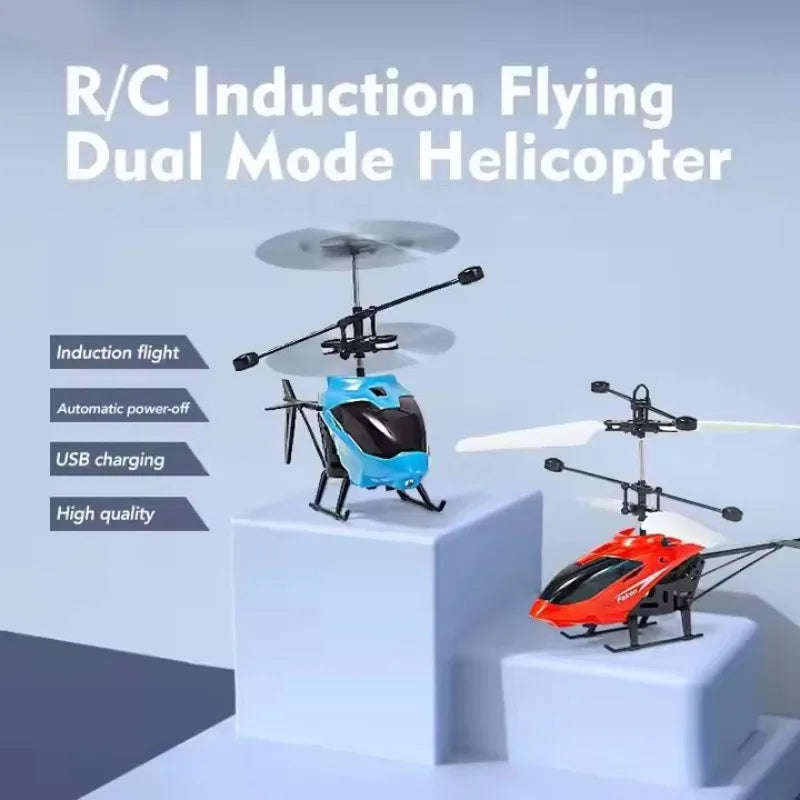 Mini RC Helicopter – Safe, Fall-Resistant & Rechargeable