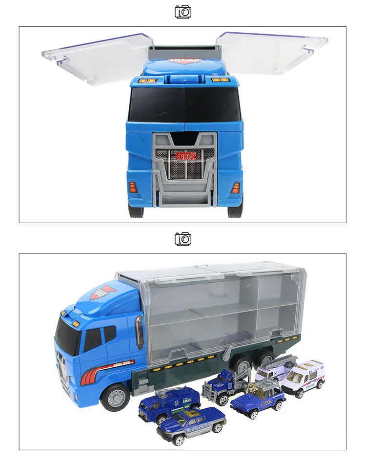 10-in-1 Construction Truck Toy Set – Die-Cast Vehicles for Kids