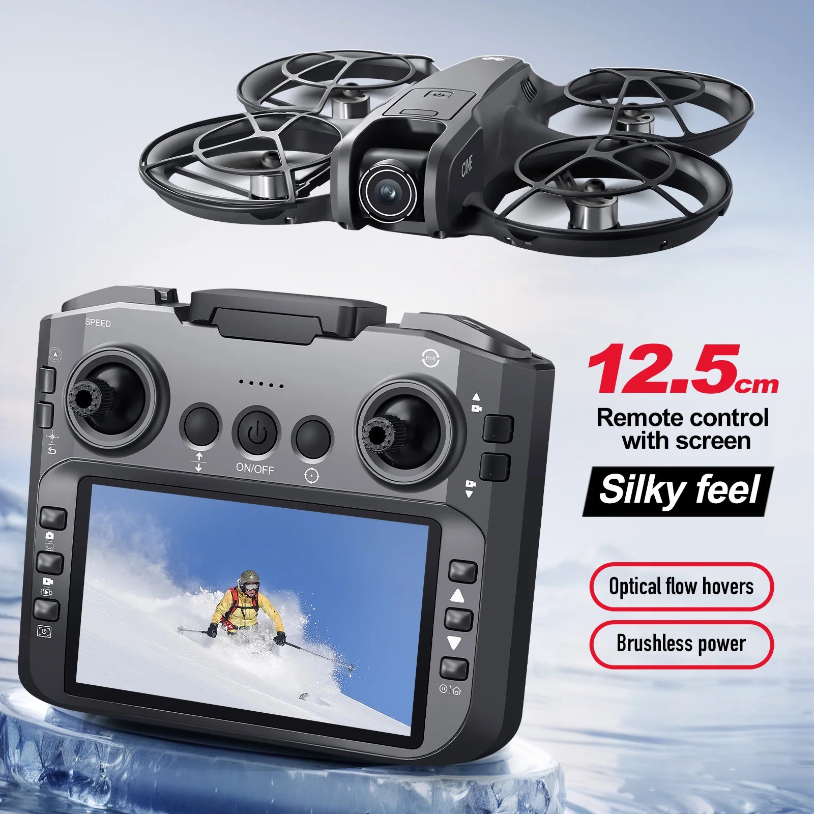 V666 Mini Drone 4K HD Camera FPV Quadcopter with Screen