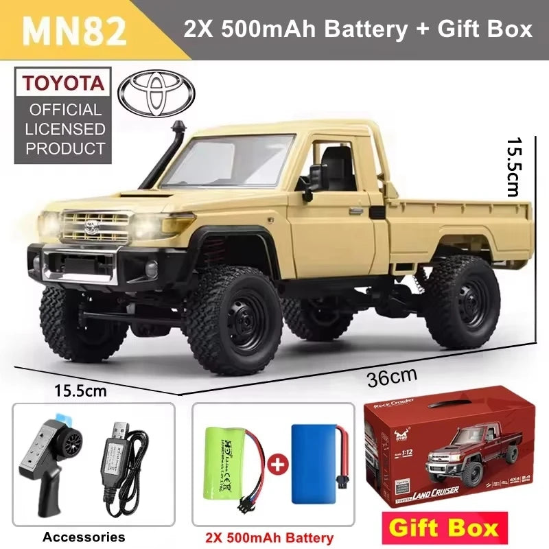 1/12 4WD RC Car Off-Road Buggy Truck – 2.4G Remote Control