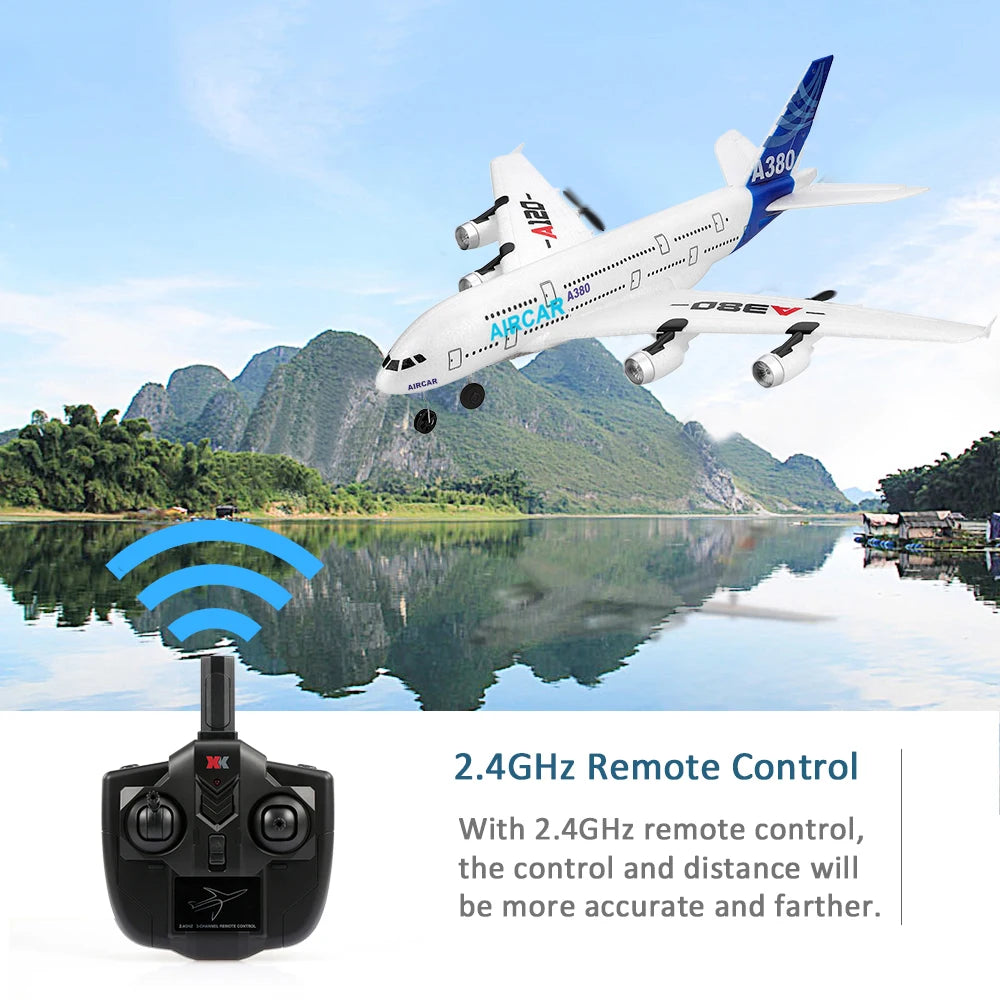 WLtoys XK A120 Airbus A380 RC Plane 3CH EPP RTF