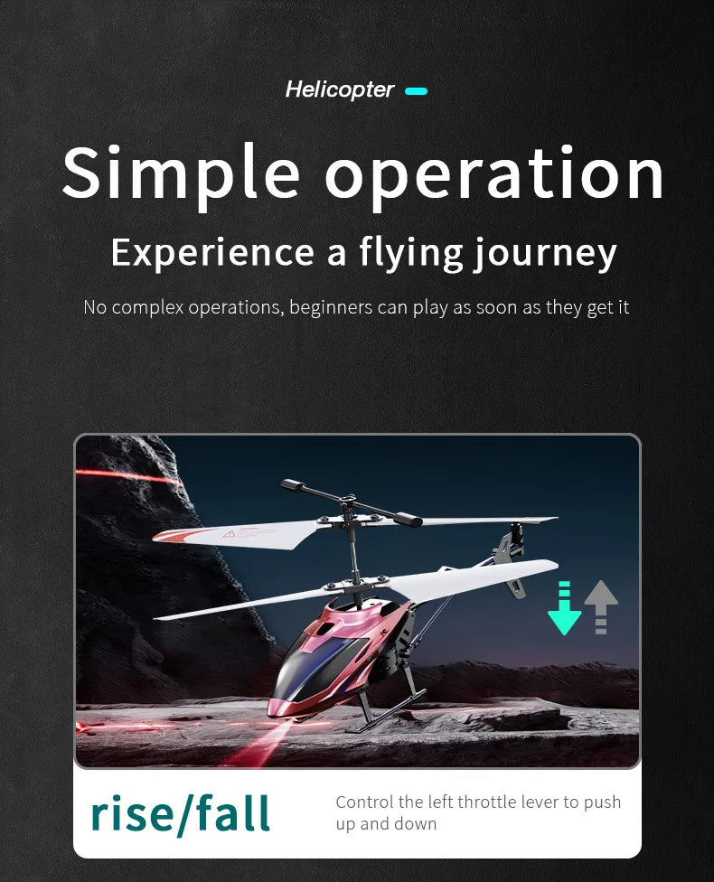 2.5/3.5CH RC Helicopter & Plane with Lights – 2.4G Remote Control