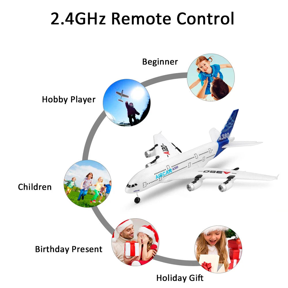 WLtoys XK A120 Airbus A380 RC Plane 3CH EPP RTF