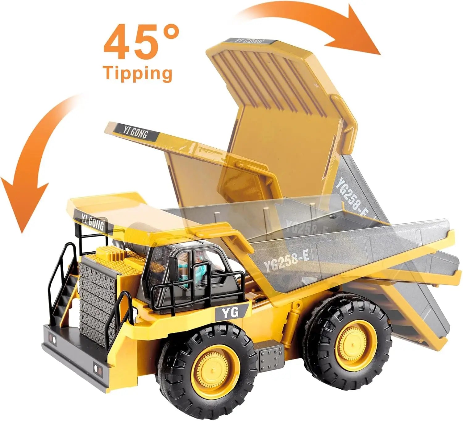 4WD RC Excavator Dump Truck Bulldozer Toy – Construction Vehicle