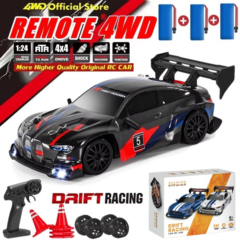 4WD RC Drift Car with LED – High Speed Racing RTR