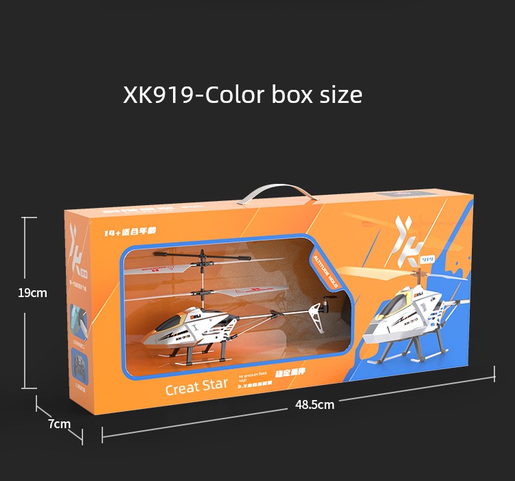 Large Alloy RC Aircraft Helicopter – Long Endurance UAV Toy