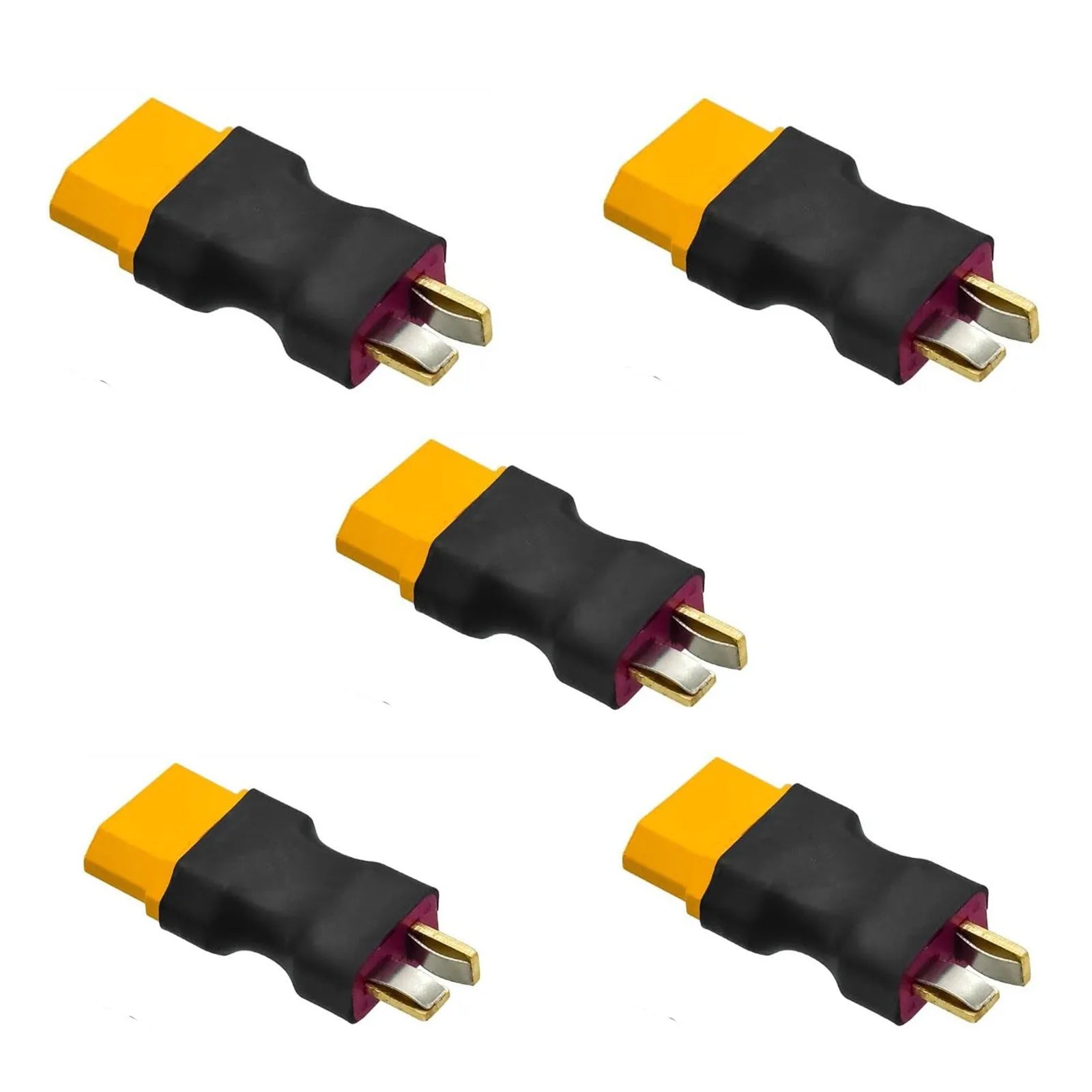 RCXAZ XT60 Female to T Plug Male Adapter – 5PCS