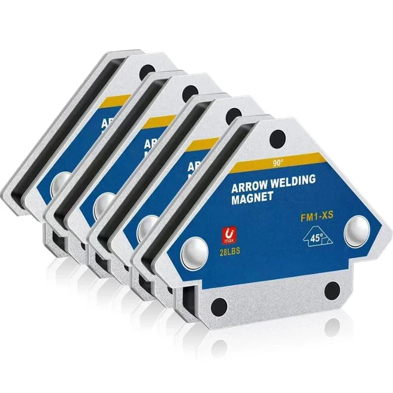 4pcs Magnetic Welding Positioner – Multi-Angle 45°/90°/135° Welding Fixer Locator Tools