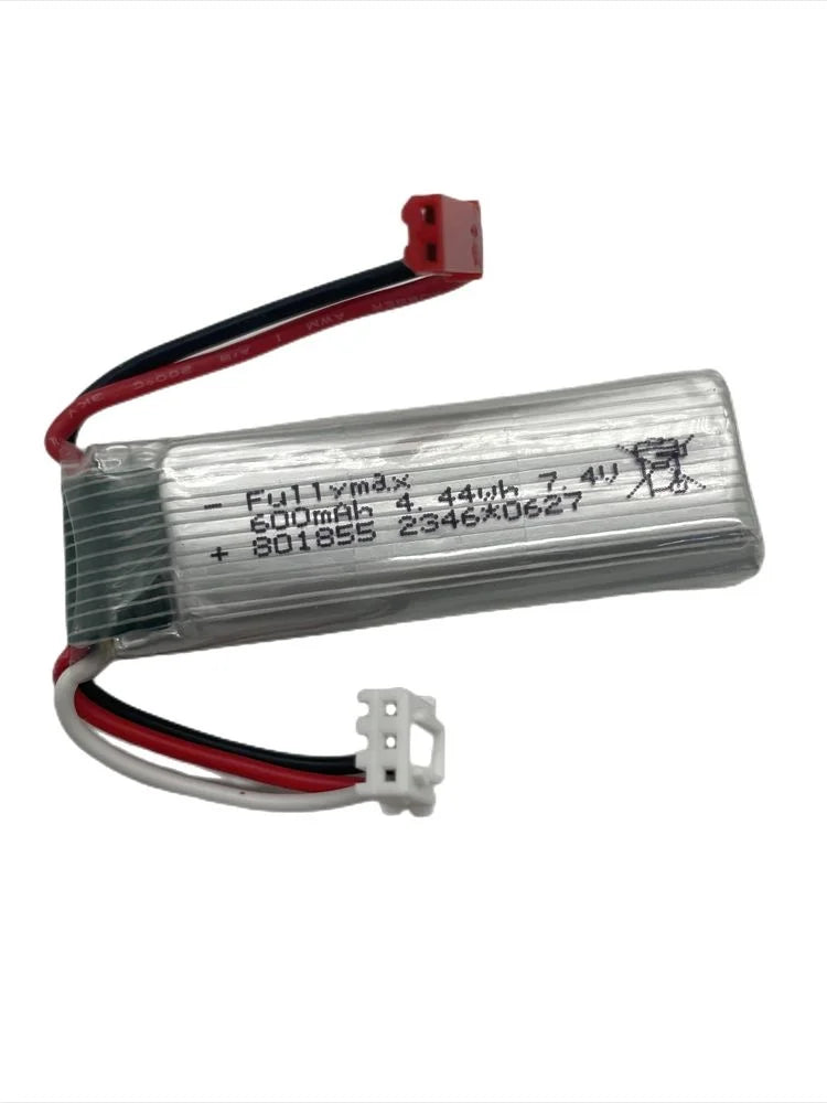 7.4V 600mAh LiPo Battery for WLtoys/XK RC Airplanes