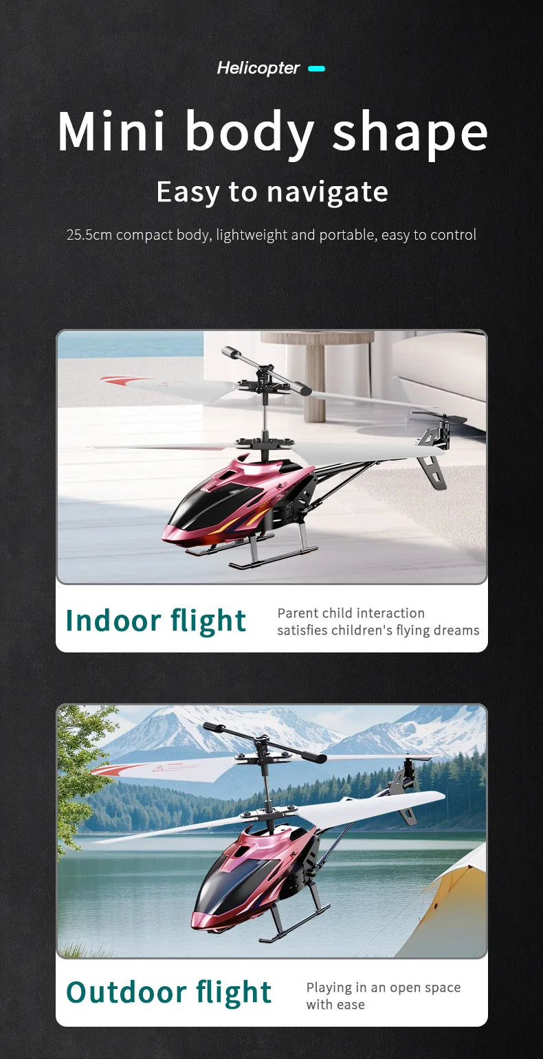2.5/3.5CH RC Helicopter & Plane with Lights – 2.4G Remote Control