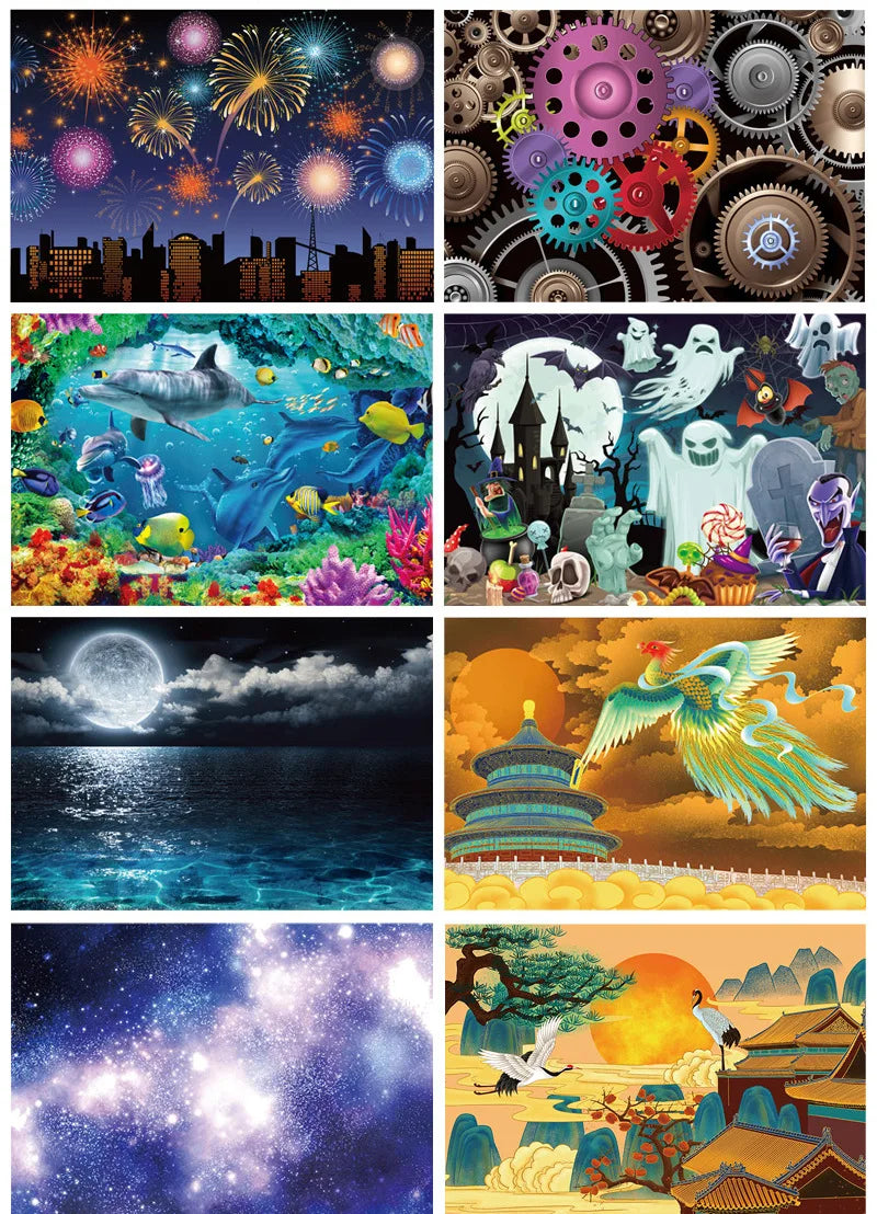 2000-Piece Landscape Jigsaw Puzzle – Educational Game for Kids & Children