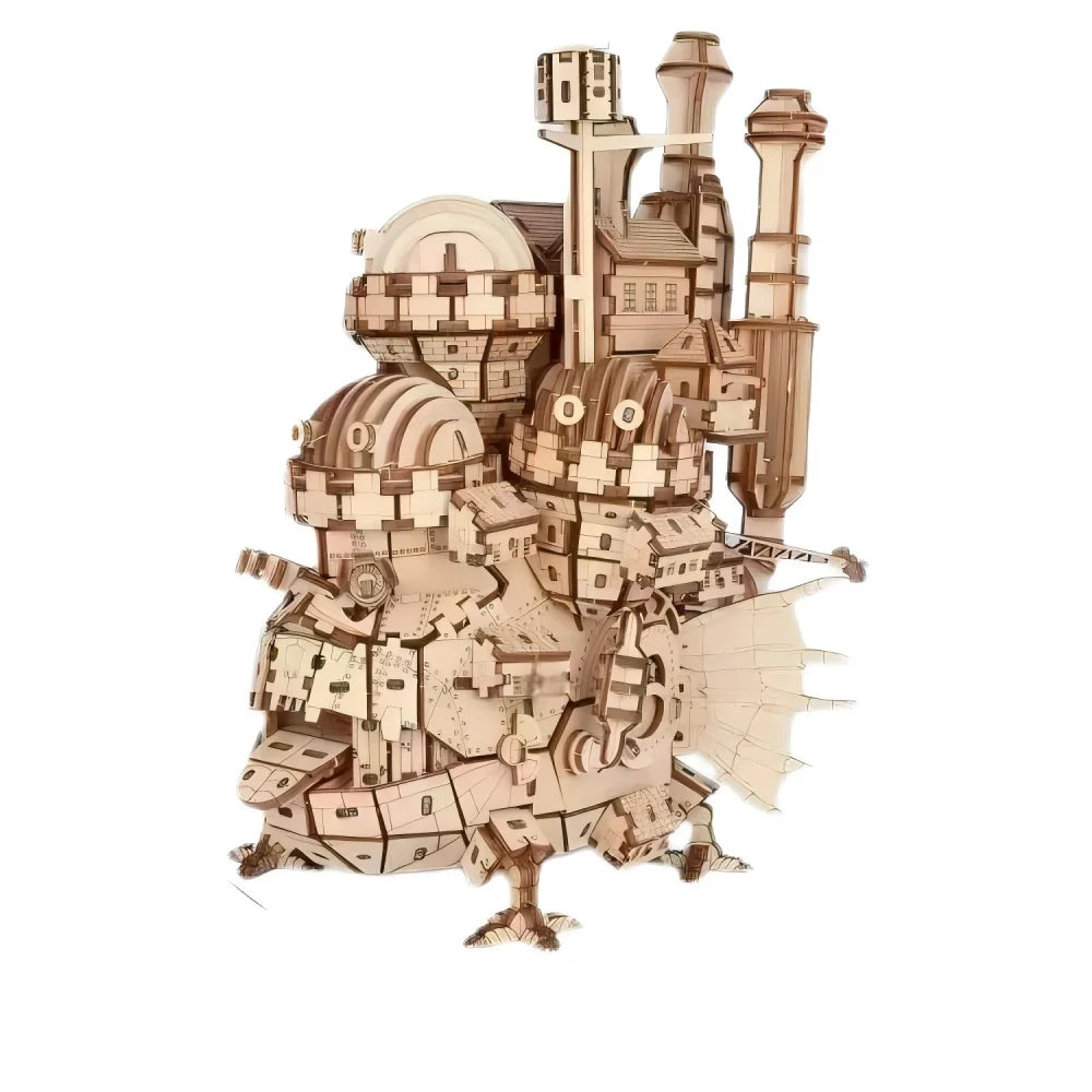 Creative Castle 3D Wooden Puzzle – DIY Model Kit for Kids & Adults