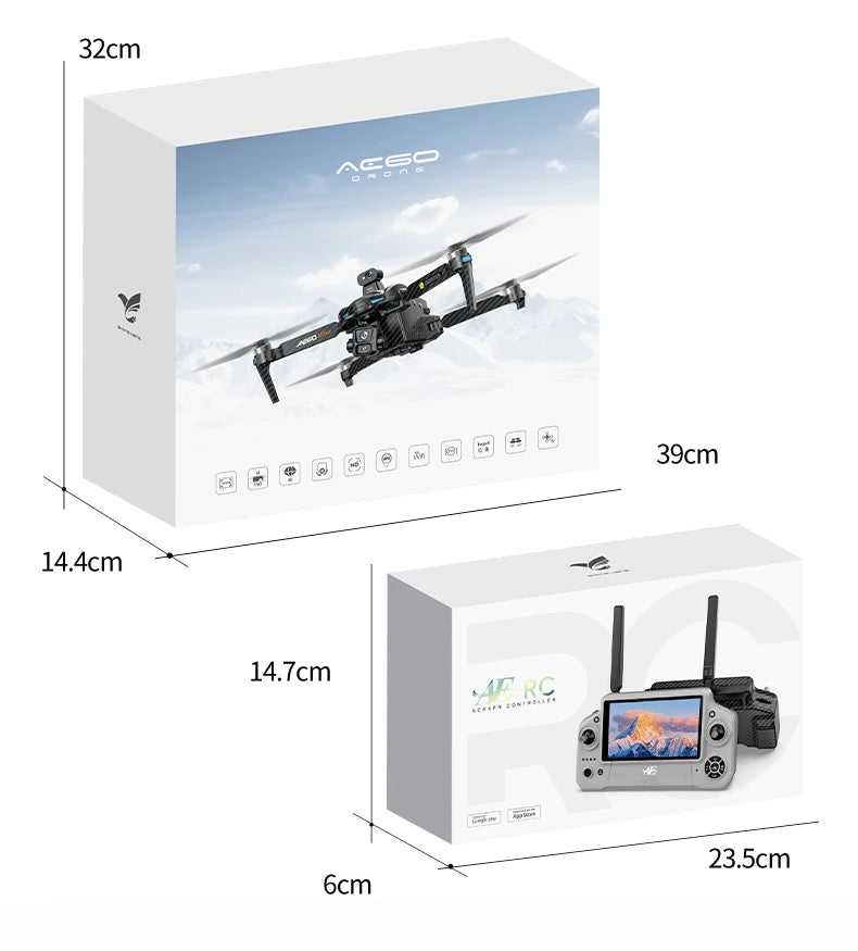 AE60 GPS Drone – 8K Camera, 3-Axis Gimbal, Obstacle Avoidance Quadcopter