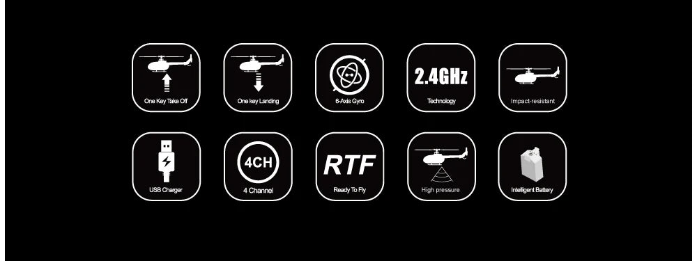 C186 RC Helicopter 2.4G 4CH BO105 with 6-Axis Gyro