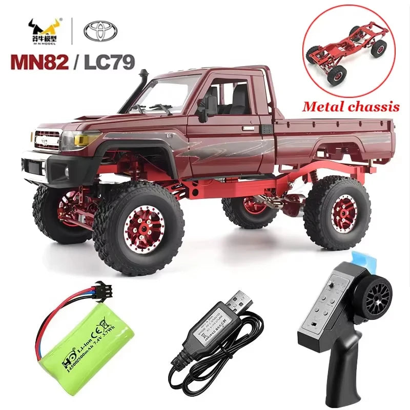MN82/MN82S 1/12 RC Car 4x4 Off-Road Crawler – Toyota Style