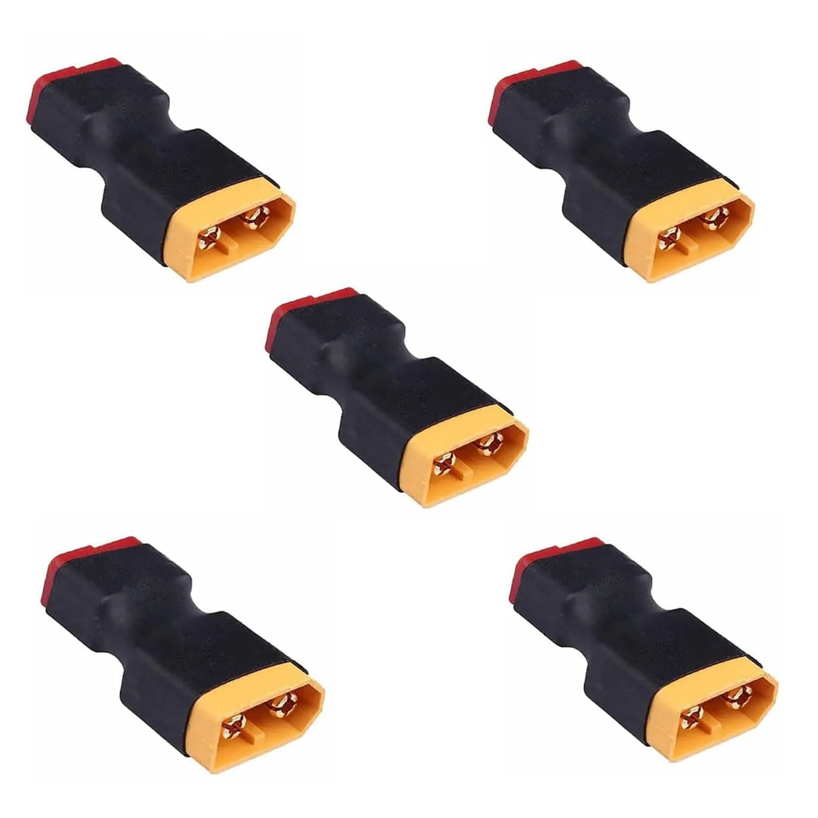 RCXAZ XT60 Female to T Plug Male Adapter – 5PCS