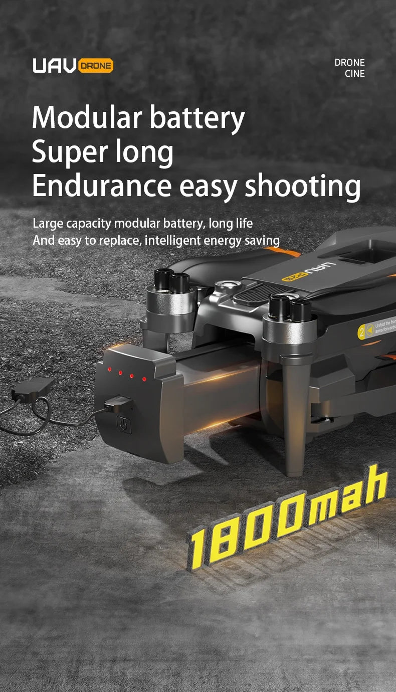 UVA P20 Drone – 8K HD Camera, 3-Axis Gimbal GPS Quadcopter