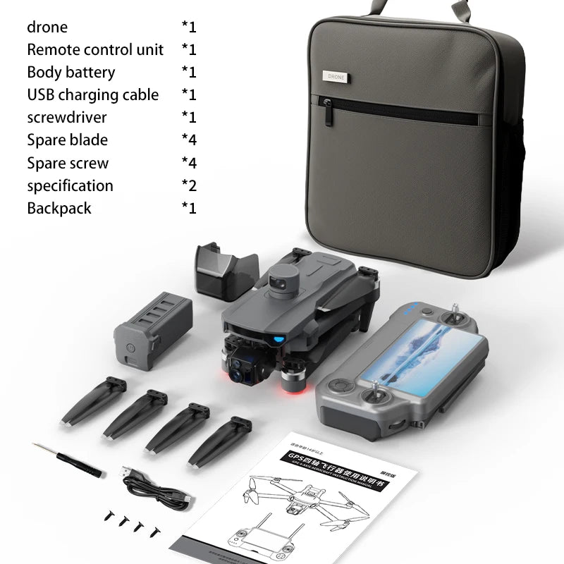 KY-001 PRO Hang 800g GPS Drone – 8K Camera, 3-Axis Gimbal, 20KM Range