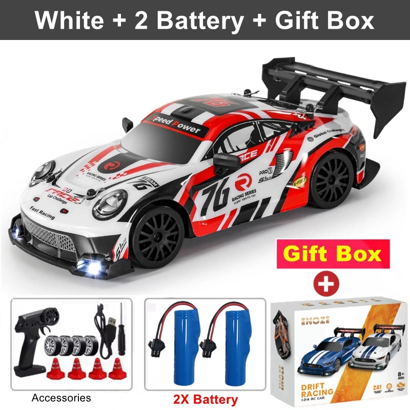 4WD RC Drift Car with LED – High Speed Racing RTR