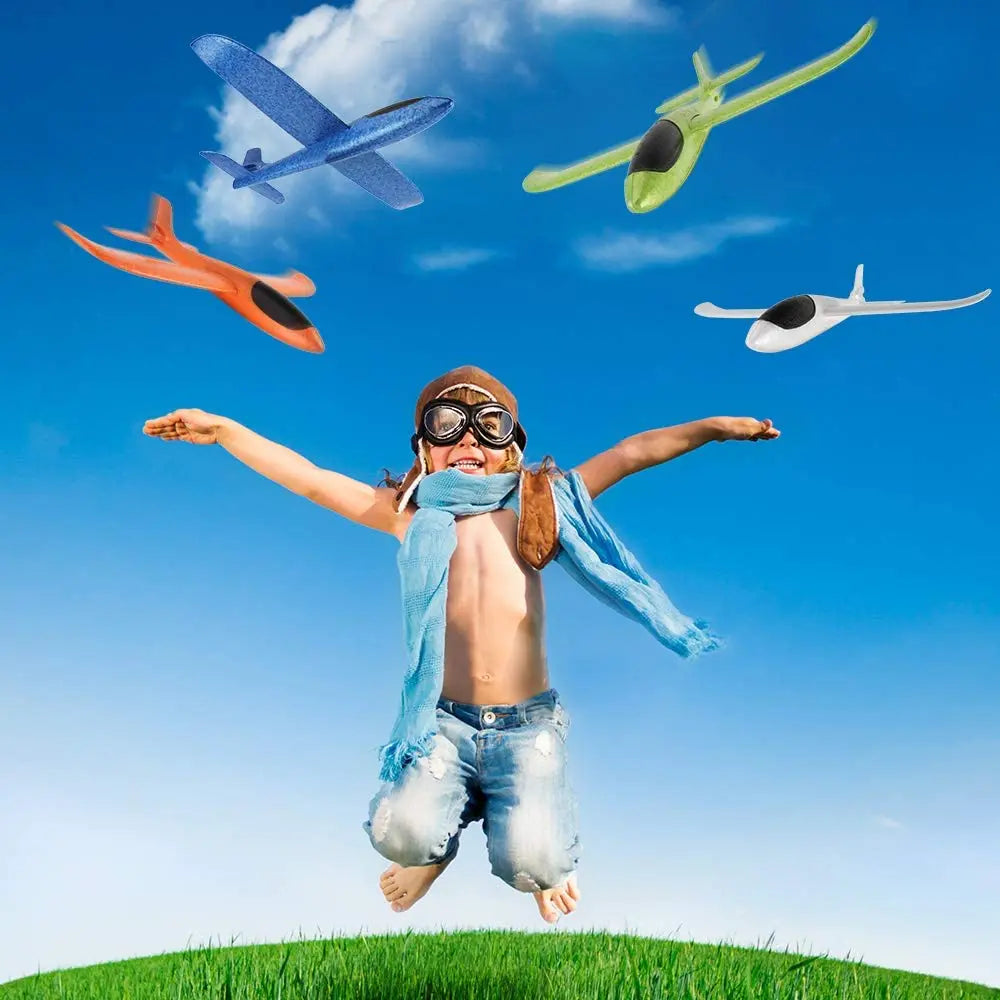 Large Foam Glider Plane – 36/48cm Hand-Throw EPP Airplane