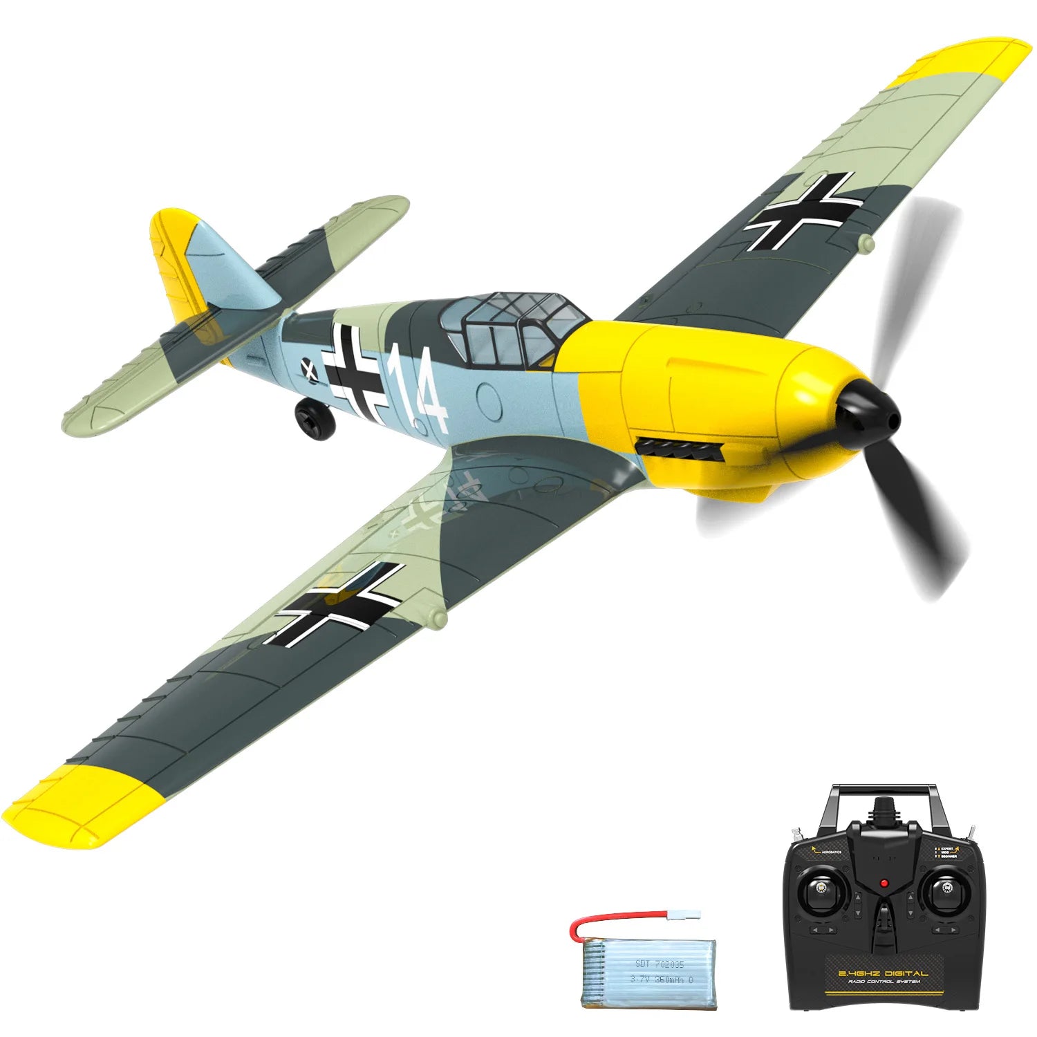 Volantex Spitfire RC Plane 2.4G 4CH Warbird – 400mm RTF
