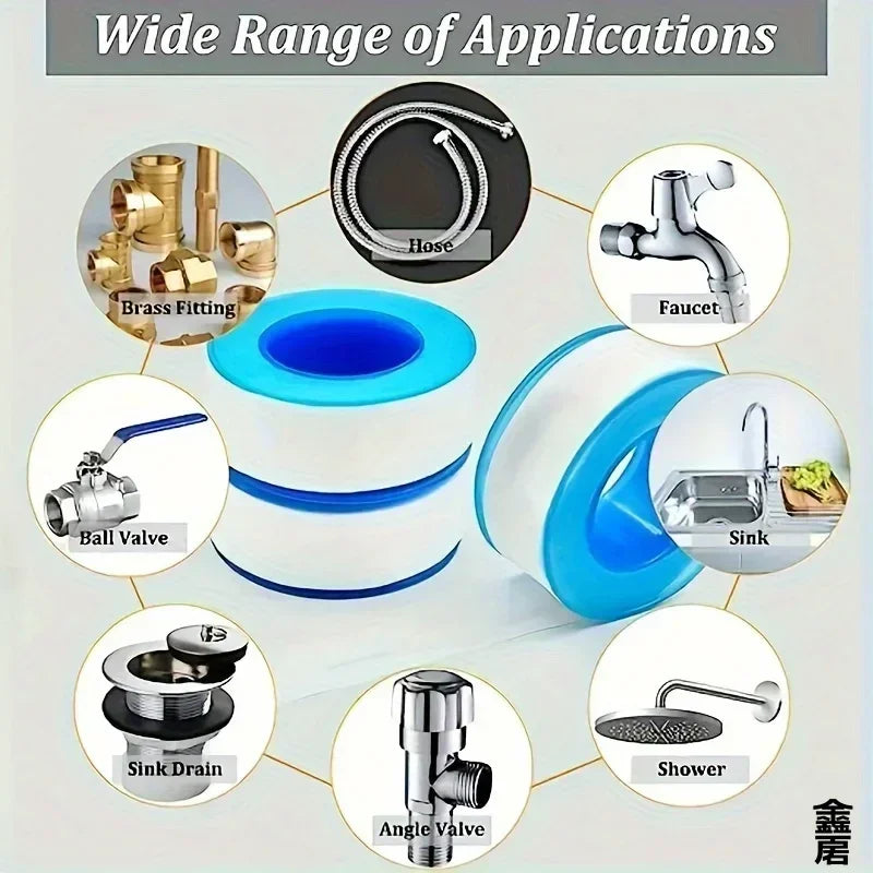 10PCS Thread Seal Tape – Waterproof Leak Repair Plumbing Tape