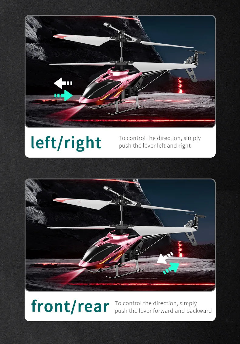 2.5/3.5CH RC Helicopter & Plane with Lights – 2.4G Remote Control