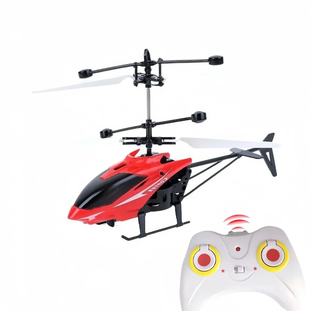 Mini 2-Channel RC Drone – Rechargeable & Anti-Fall