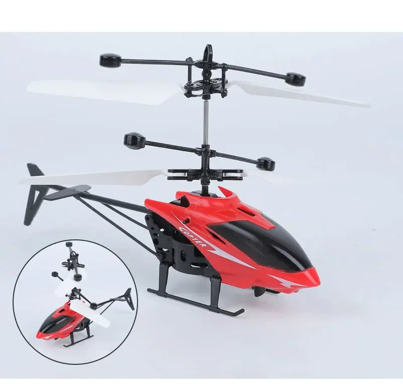 Mini RC Drone – Rechargeable, Safe & Fall-Resistant (No Battery)