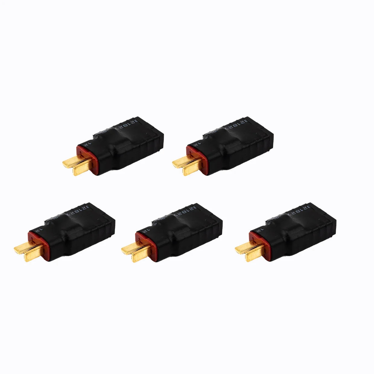 RCXAZ XT60 Female to T Plug Male Adapter – 5PCS