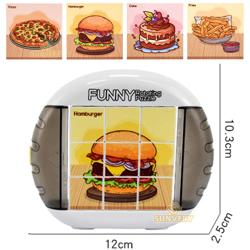 4-in-1 Rotating Puzzle – Fidget Toy for Kids Ages 3+