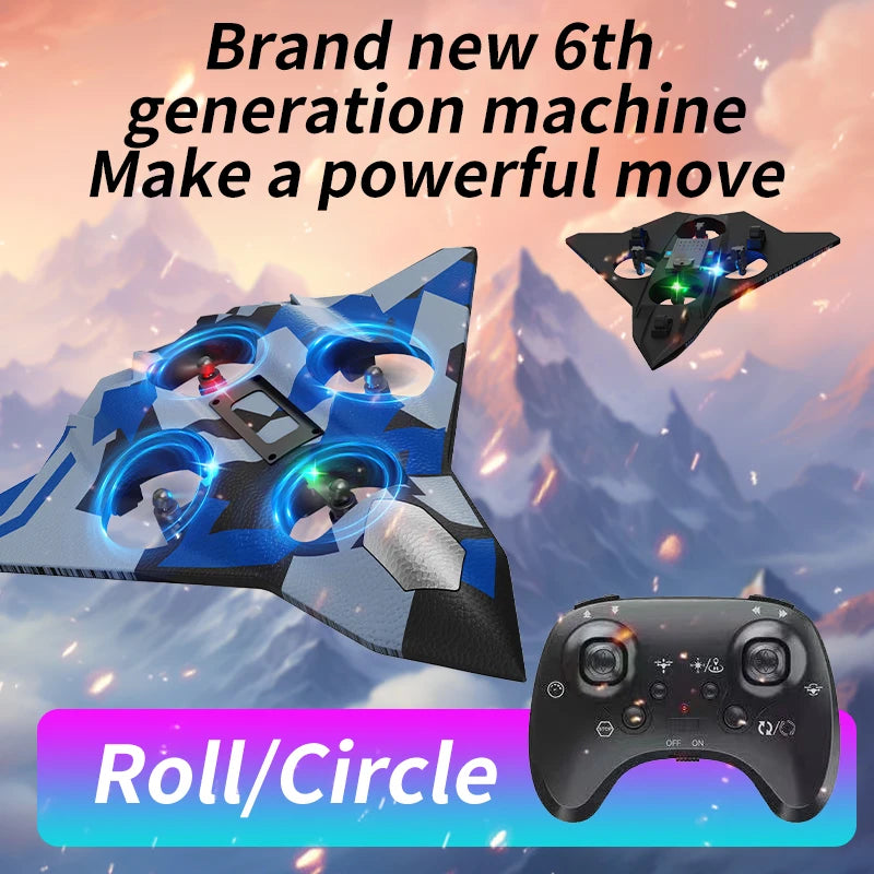 CZ36 Foam RC Glider Plane – Stunt Throw & Fly Toy